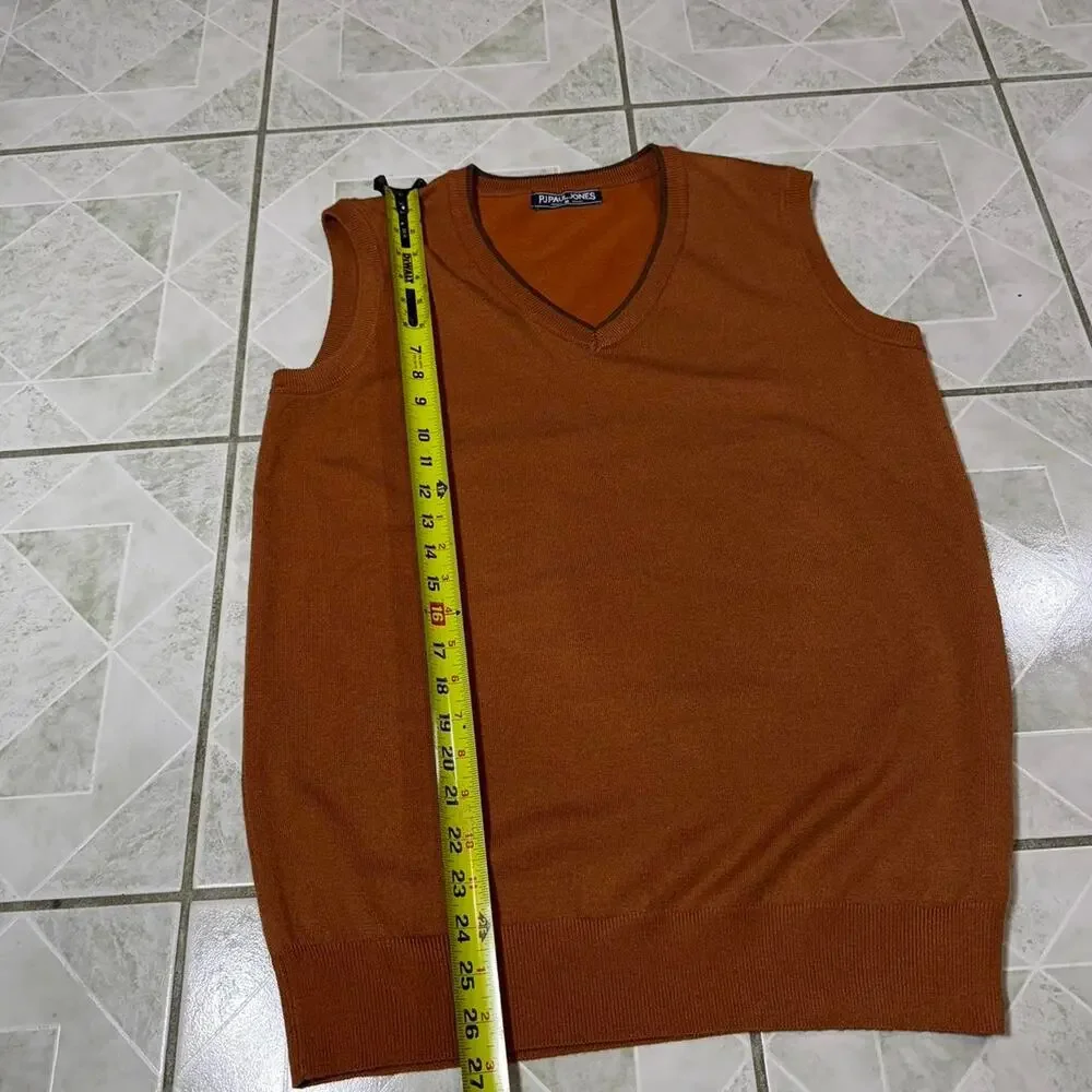 Paul‎ jones brown sweater vest
